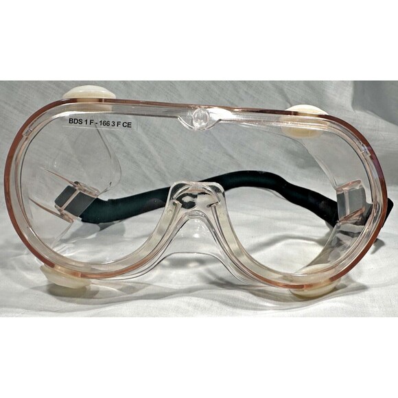 LOT OF 10 PAIRS Safety Googles - Over Glasses - Adjustable Elastic- CE EN166-NEW - Picture 7 of 13